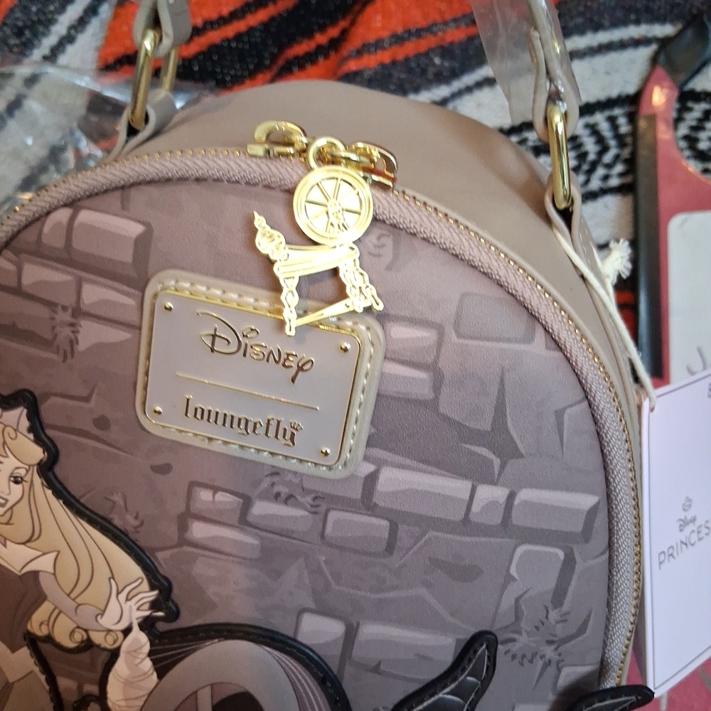 Loungefly Sleeping Beauty Mini Backpack New With Tags Disney Maleficent - Picture 4 of 8